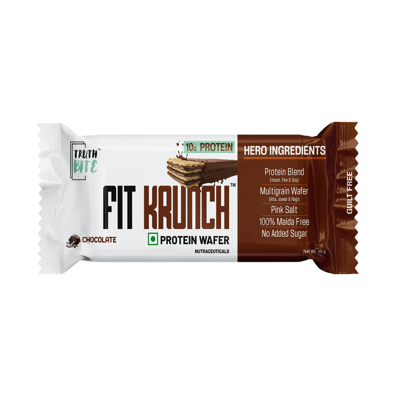 FIT KRUNCH Protein Wafer Bar - Chocolate (Box of 10)