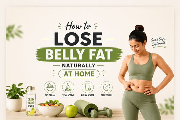 How to Lose Belly Fat Naturally at Home: 10 Proven Tips That Actually Work.