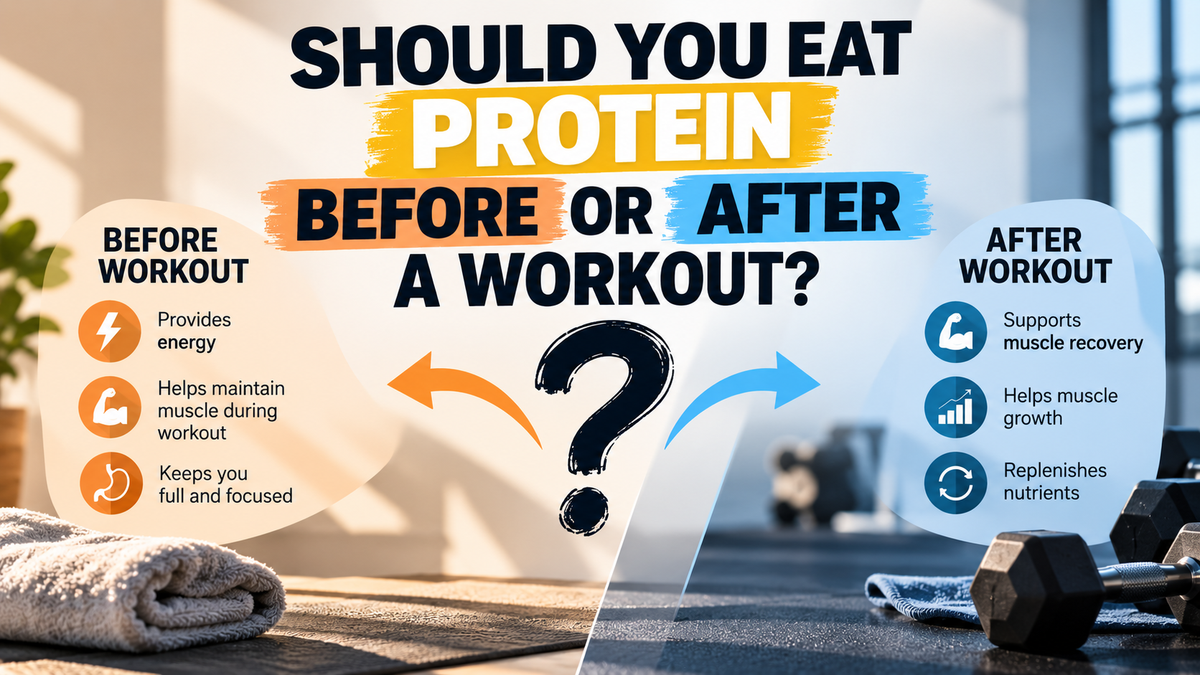 Should You Eat Protein Before or After a Workout?