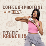 FIT KRUNCH Protein Wafer Bar - Coffee (Box of 10)