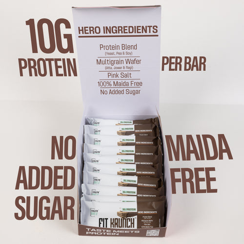 FIT KRUNCH Protein Wafer Bar - Chocolate – Truth Bite