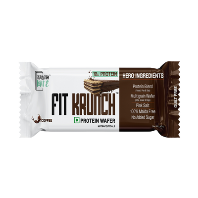 FIT KRUNCH Protein Wafer Bar - Coffee (Box of 10)