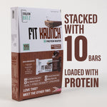 FIT KRUNCH Protein Wafer Bar - Chocolate (Box of 10)
