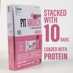 FIT KRUNCH Protein Wafer Bar - Strawberry (Box of 10)